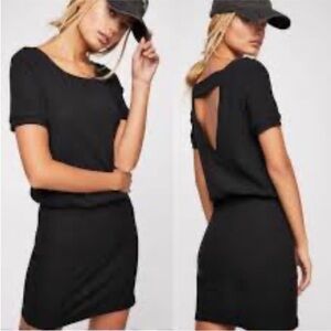 NWOT Free People Black Backless Dress